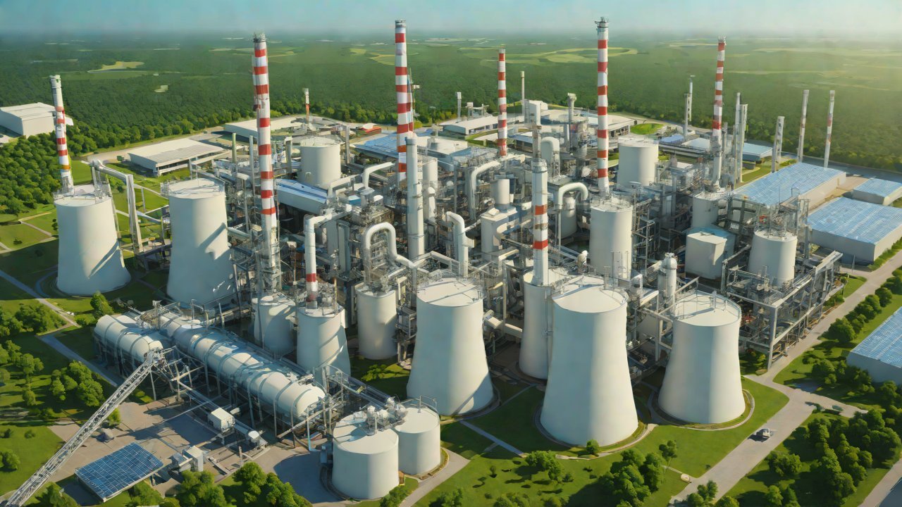 Will future chemical plants absorb carbon dioxide and produce energy like forests?