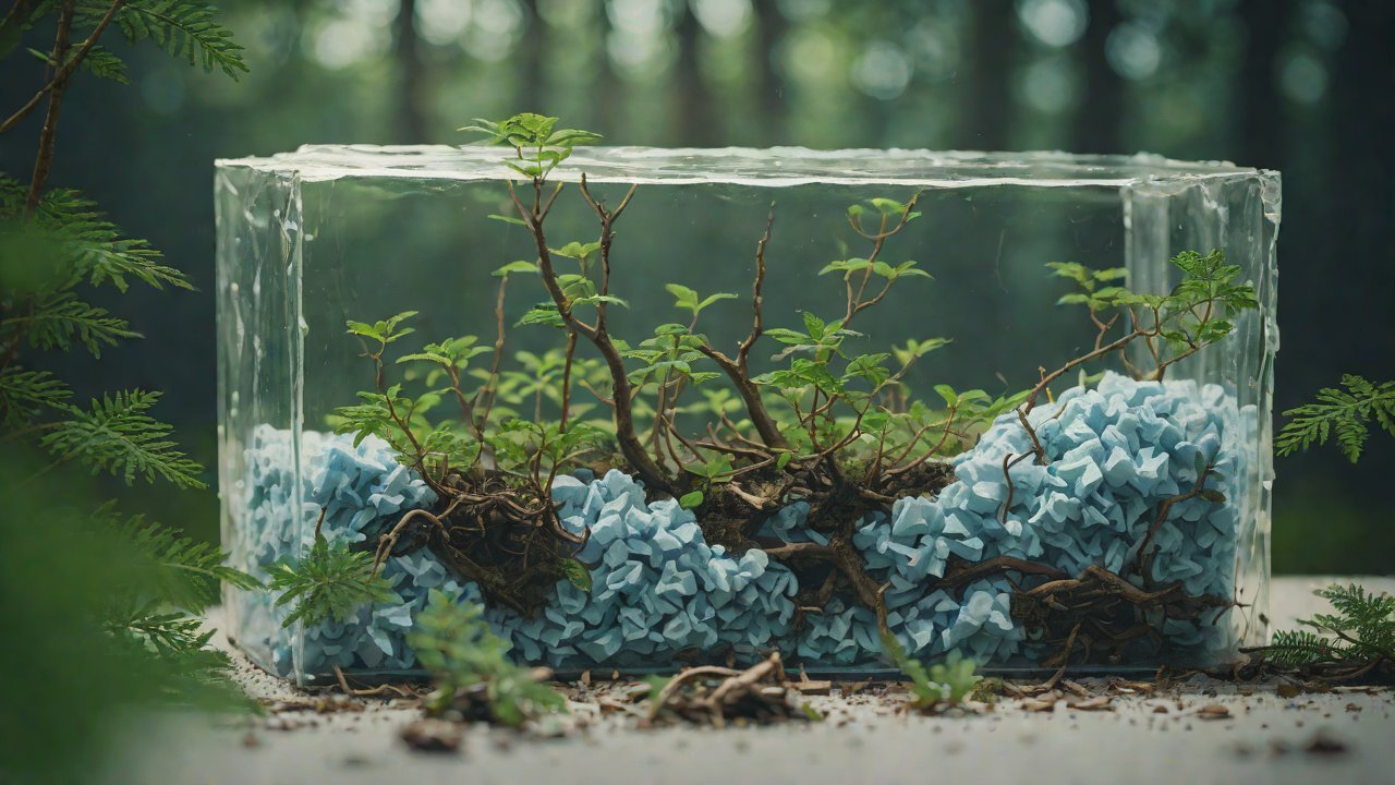 Can this mycelium-based industrial packaging automatically degrade and repair the environment?