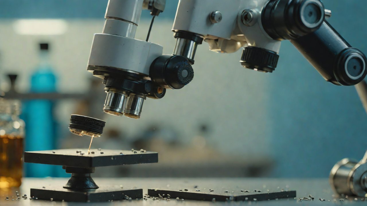 How does the concentration of metal particles in lubricating oil trigger an automatic warning threshold?