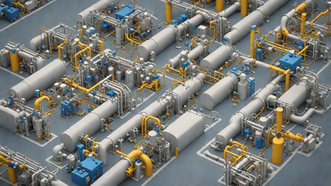 How can this 3D rendering engine present a real-time energy flow map of a factory?