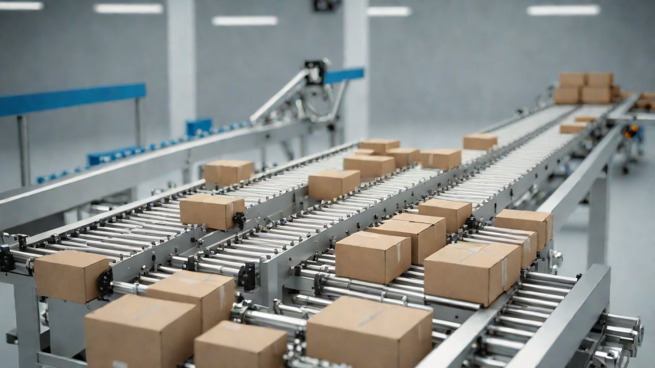 Can this flexible conveyor system automatically adjust spacing according to different packaging?