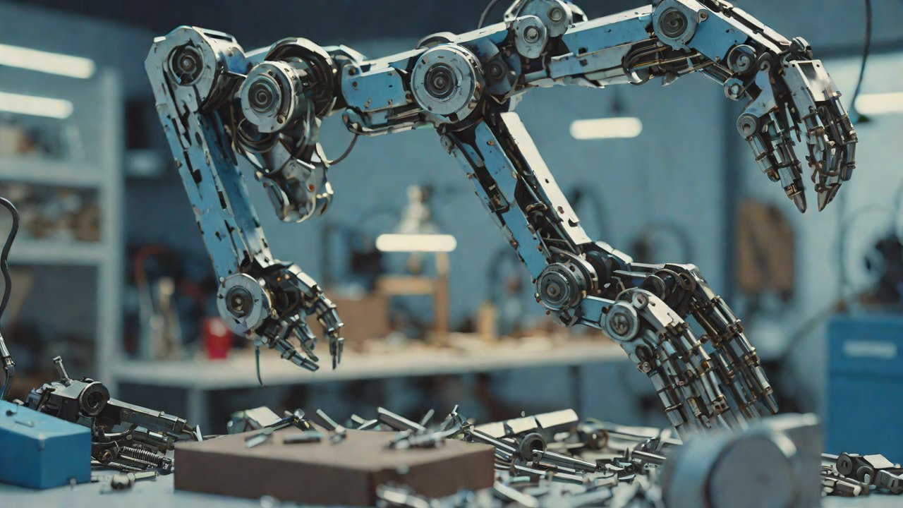 Can this vision-guided technology allow robots to grasp scattered, stacked parts?