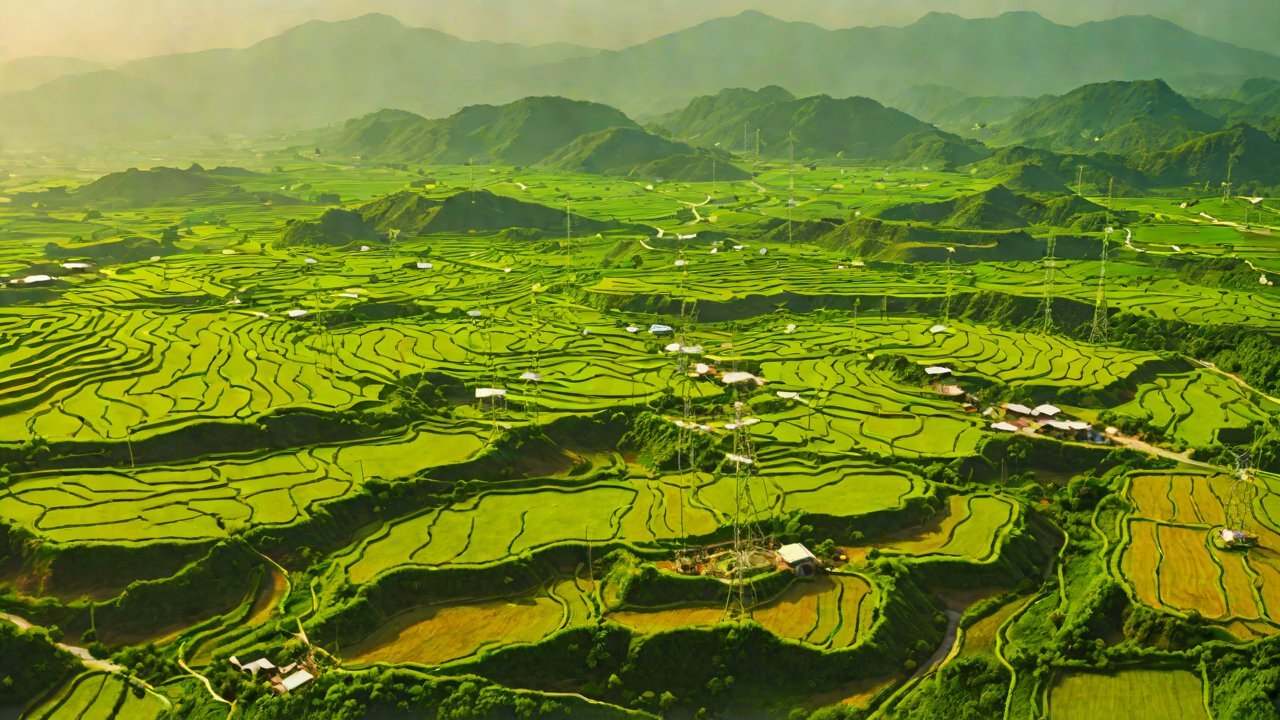 Understanding Signal Transmission in Terraced Fields