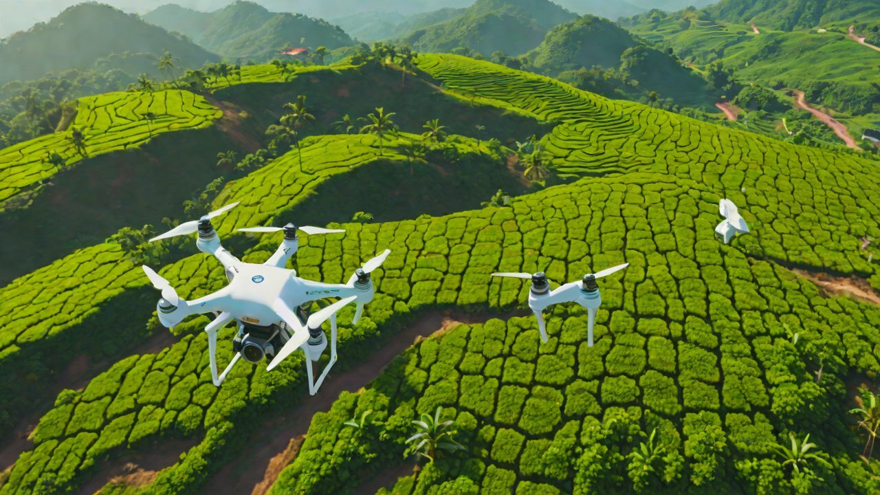 Technical Requirements for Drone Operations on Steep Tea Plantations
