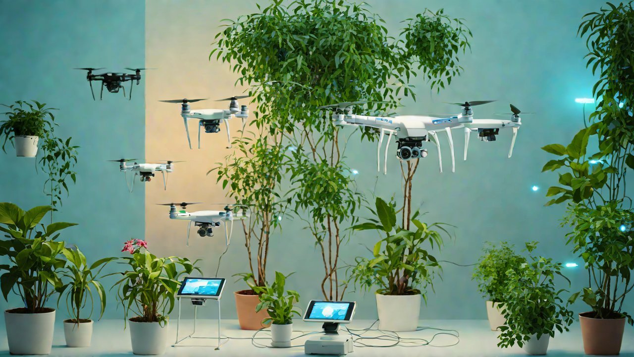 The Potential for Plant-Drones Interaction