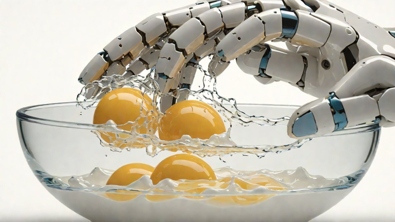 Challenges in Picking Up Raw Eggs