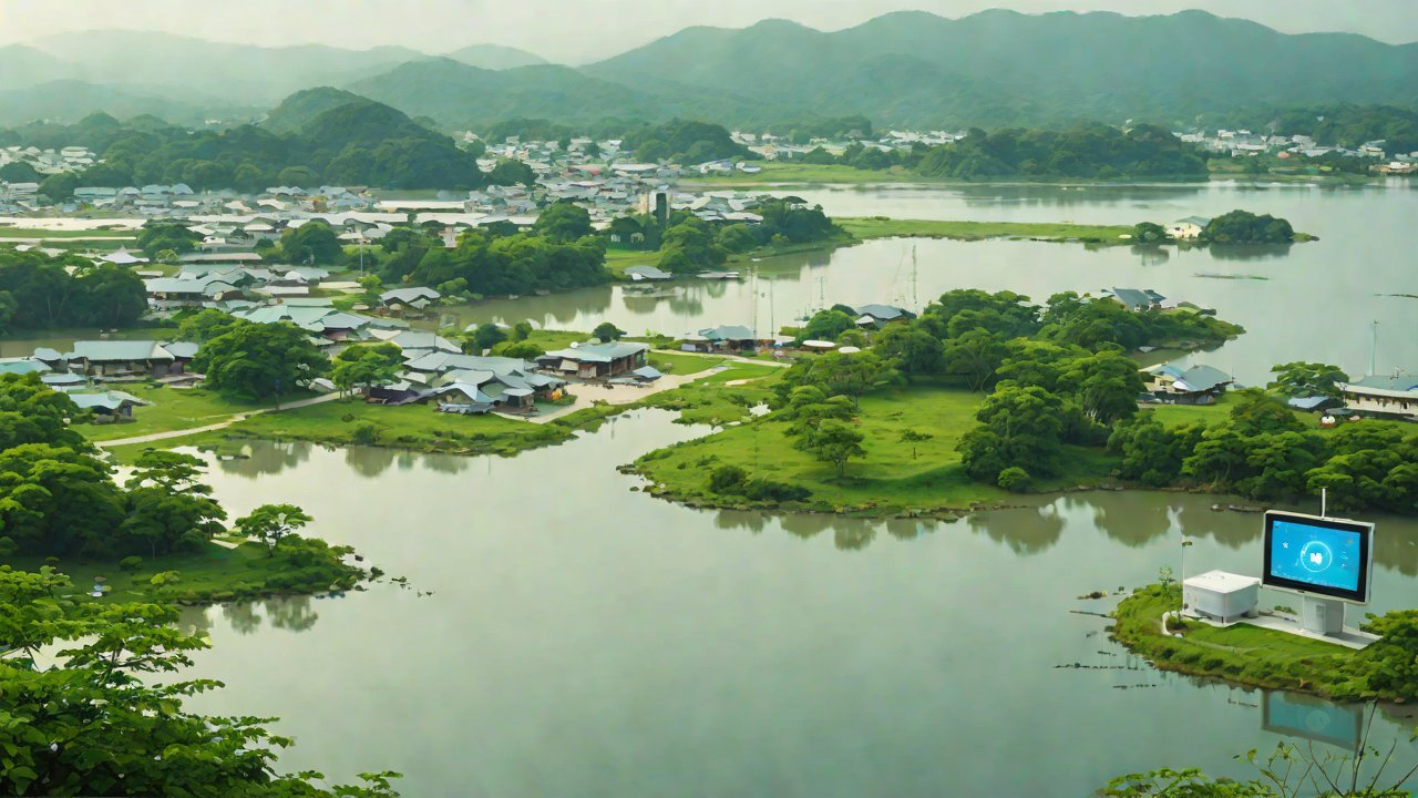 Flood Monitoring and IoT Warning Systems in Japan