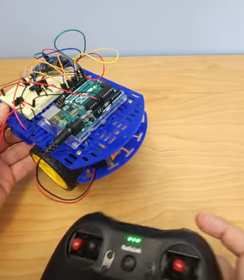 iot project ideas - Radio-Controlled (RC) Arduino Robot
